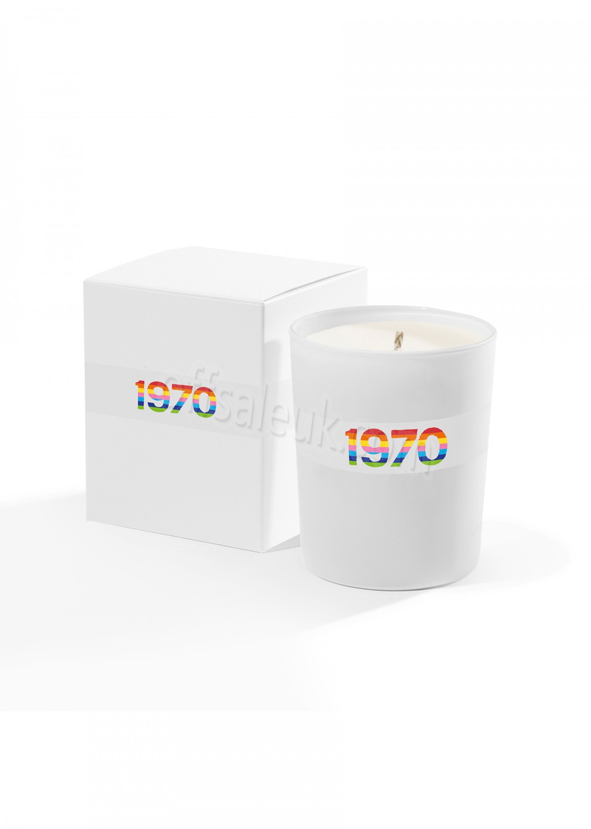 Cheap 1970 Rainbow Candle - -1