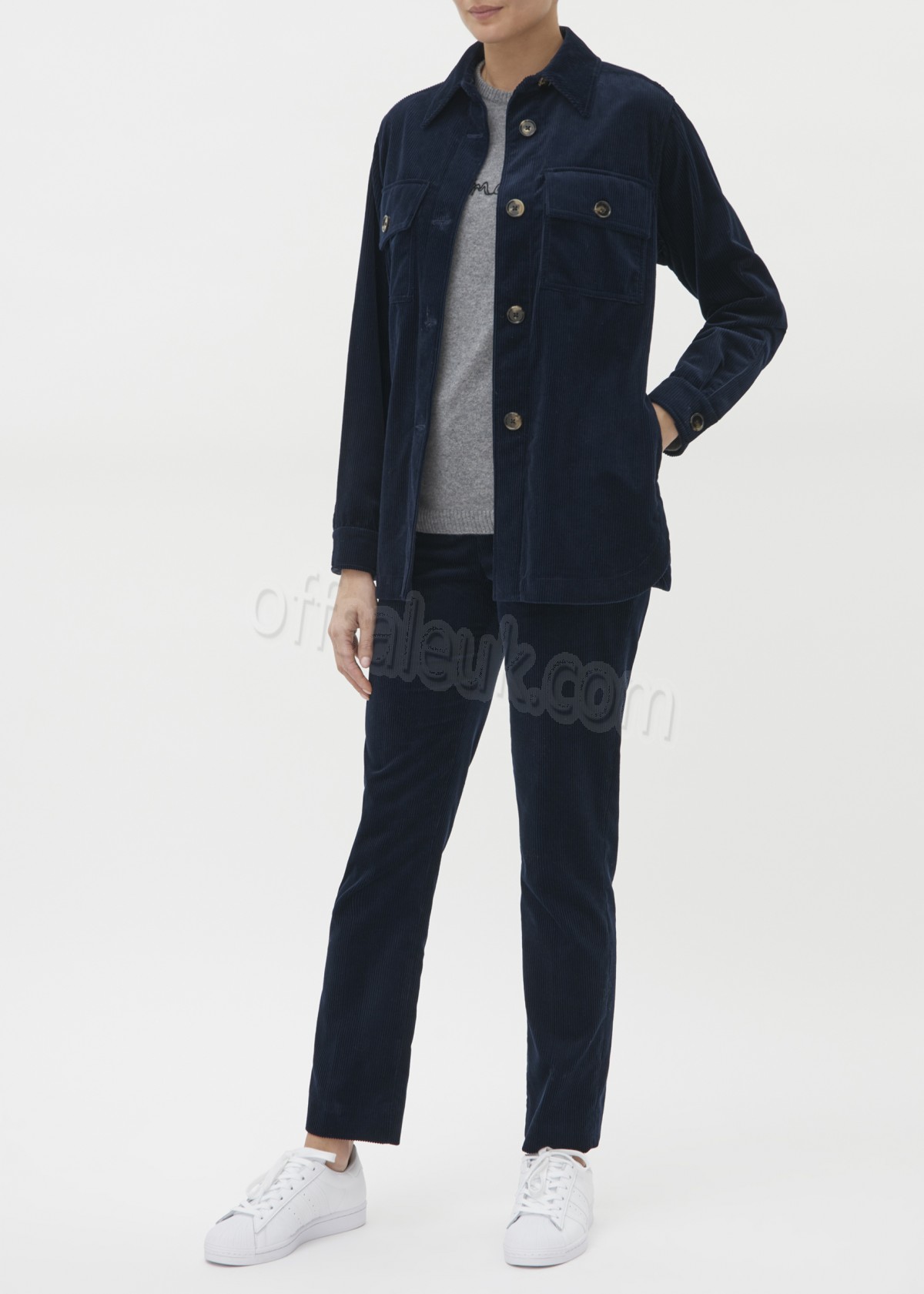Discount Corduroy Shirt Jacket - -3