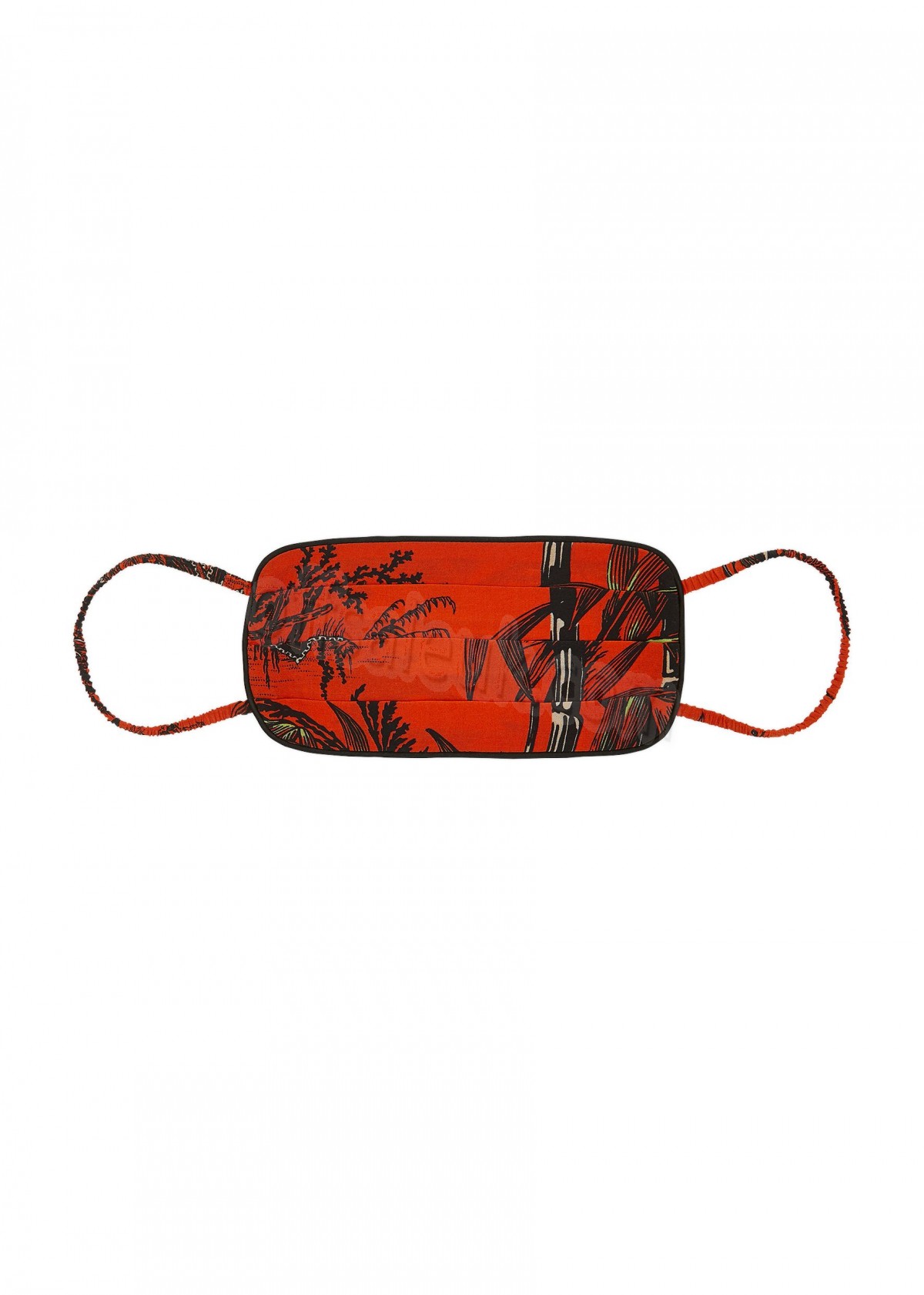 Discount CHINOISERIE PRINT SILK FACE MASK - -0