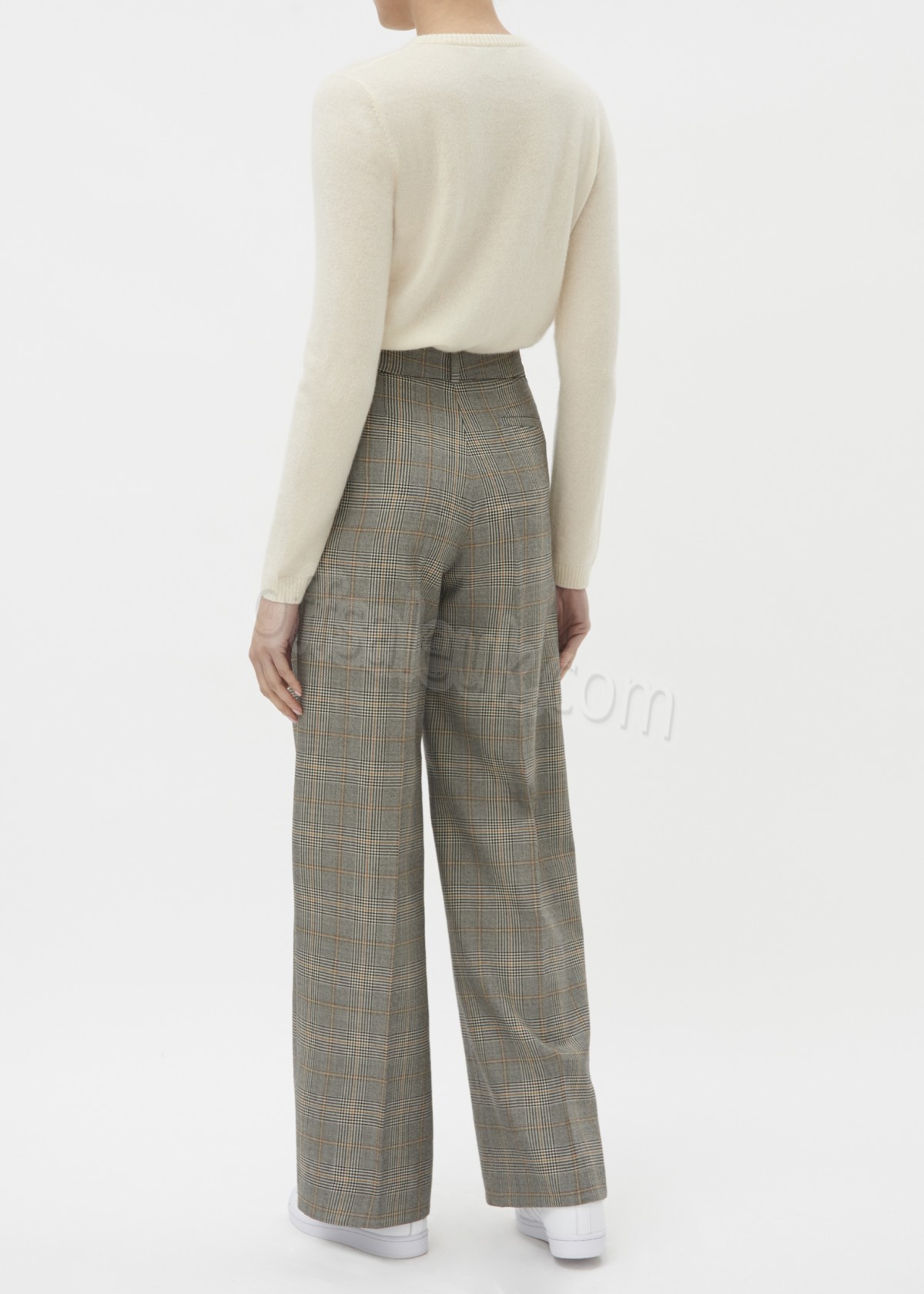 Discount Prince Of Wales Pleated Angie Trouser - -2