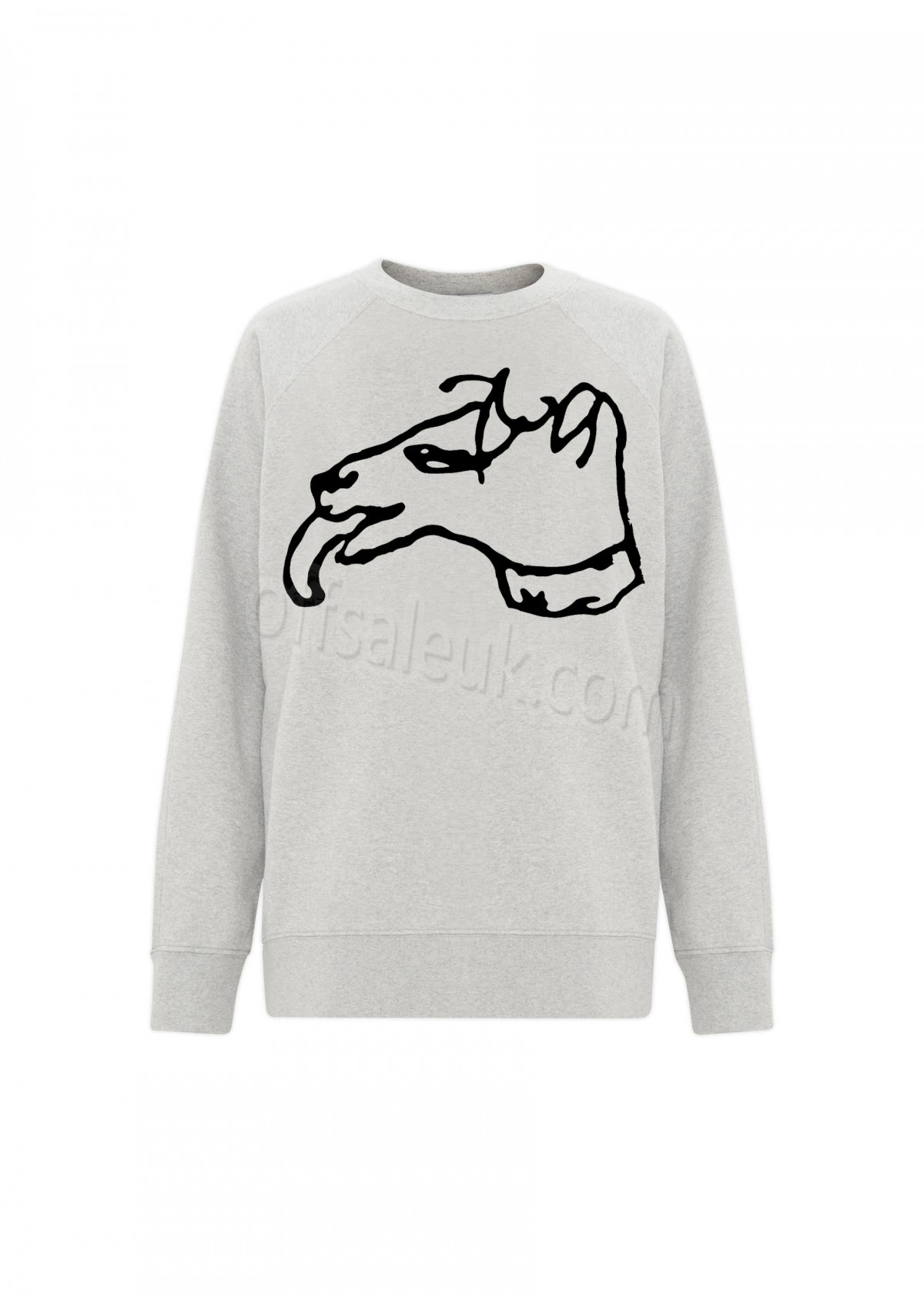 Bella Freud Big Dog Sweatshirt - -0