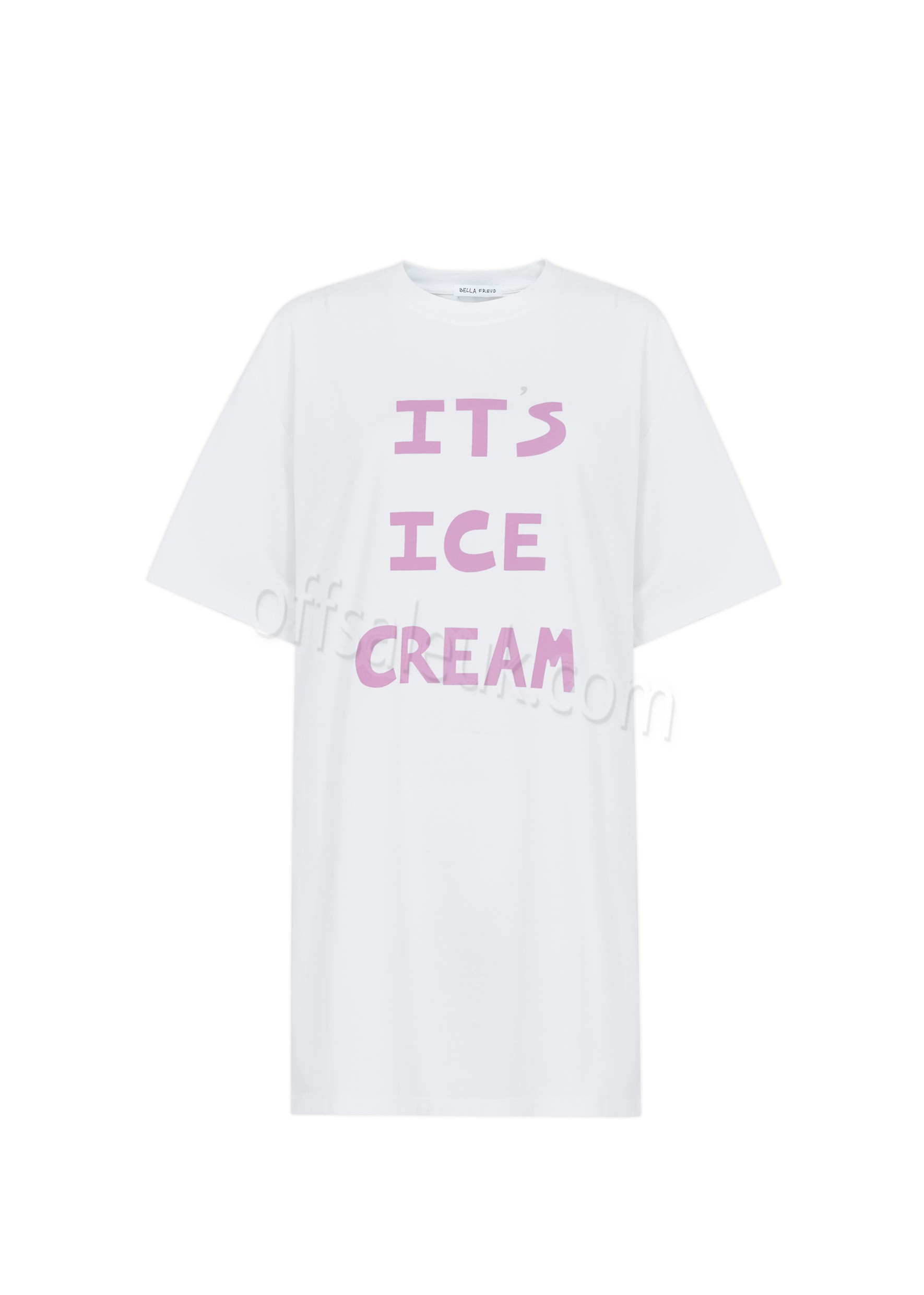 Bella Freud Its Ice Cream T-Shirt Dress - Bella Freud Its Ice Cream T-Shirt Dress