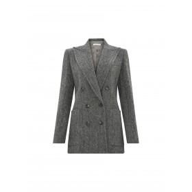 Discount HERRINGBONE TWEED BIANCA JACKET